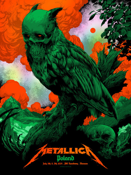 Metallica Five Poster Set SCRATCH/DENT (Foil Variants) by Ken