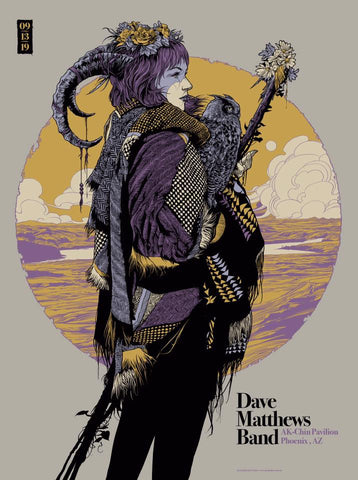 Dave Matthews Band Phoenix Poster by Ken Taylor