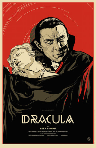 Dracula Poster by Martin Ansin