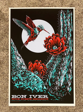 Bon Iver 2009 (Variant) Concert Poster by Ken Taylor