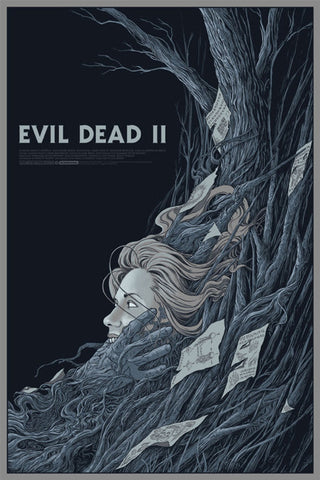 Evil Dead II Poster by Randy Ortiz  (Variant)