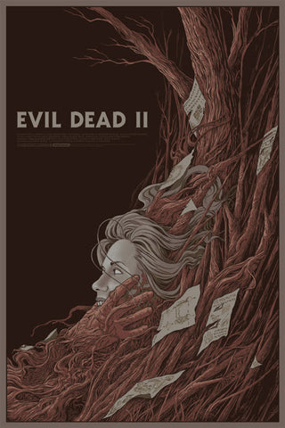 Evil Dead II Poster by Randy Ortiz