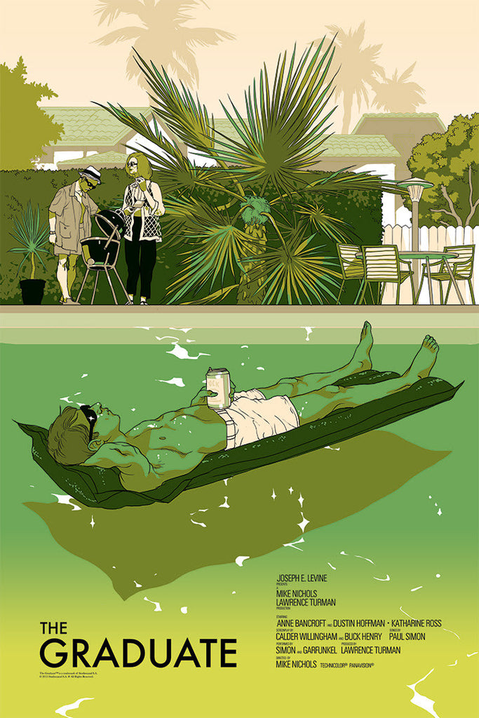 The Graduate Poster by Tomer Hanuka