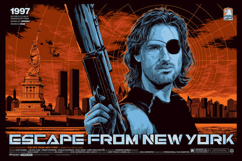 Escape from New York Movie Poster by Ken Taylor