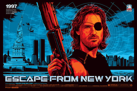 Escape from New York Movie Poster by Ken Taylor  (Variant)