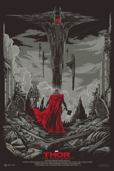 Thor: The Dark World (Variant) Movie Poster by Ken Taylor