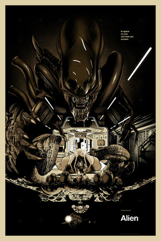 Alien (Variant) Poster by Martin Ansin
