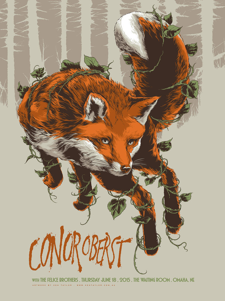 Conor Oberst Concert Poster by Ken Taylor
