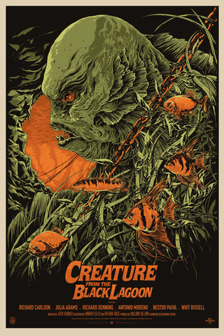 Creature from the Black Lagoon Movie Poster by Ken Taylor