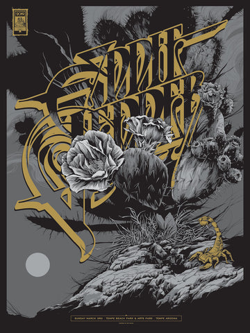 Eddie Vedder Tempe Poster by Ken Taylor