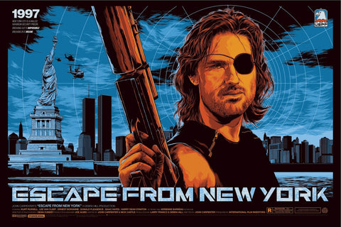 Escape from New York (Variant) Poster by Ken Taylor