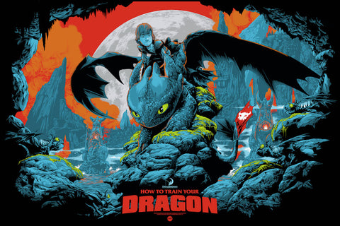 How to Train Your Dragon Poster by Ken Taylor