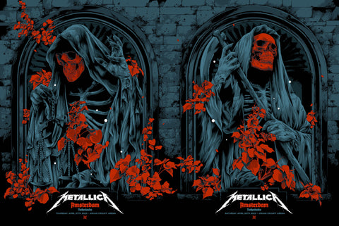 Metallica Amsterdam Poster Set by Ken Taylor