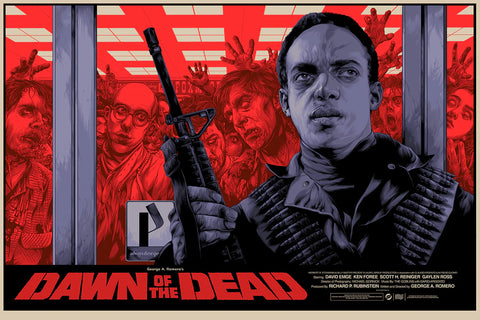 Dawn of the Dead Variant Movie Poster by Ken Taylor