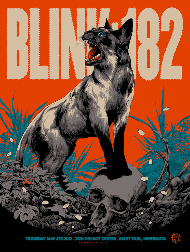 Blink-182 MN Concert Poster by Ken Taylor