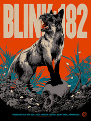 Blink-182 MN Concert Poster by Ken Taylor