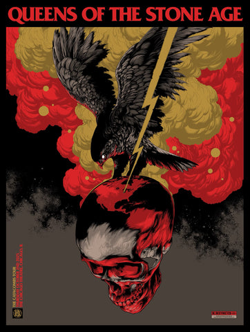 QOTSA Chicago Poster by Ken Taylor