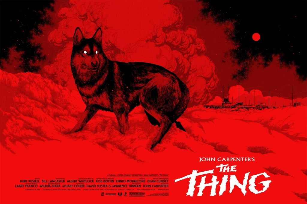 The Thing (Red Variant) Poster by Ken Taylor
