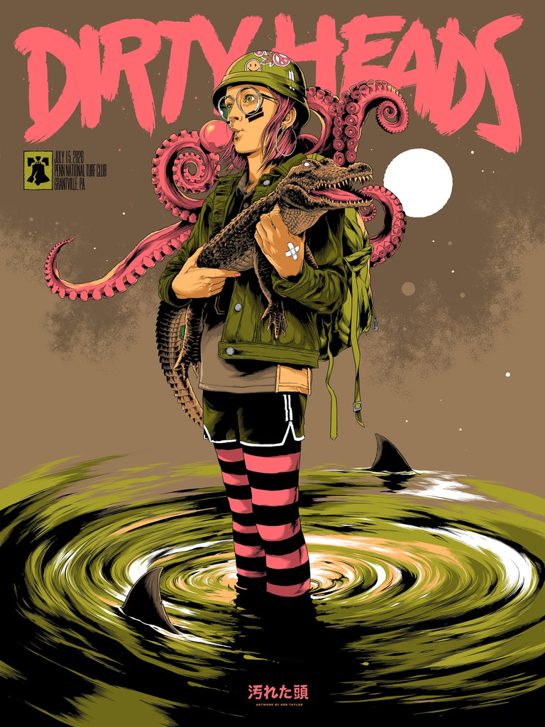 Dirty Heads PA Poster by Ken Taylor