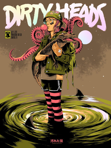 Dirty Heads PA Poster (Foil Variant) by Ken Taylor