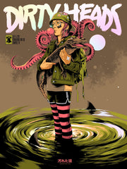 Dirty Heads PA Poster (Foil Variant) by Ken Taylor