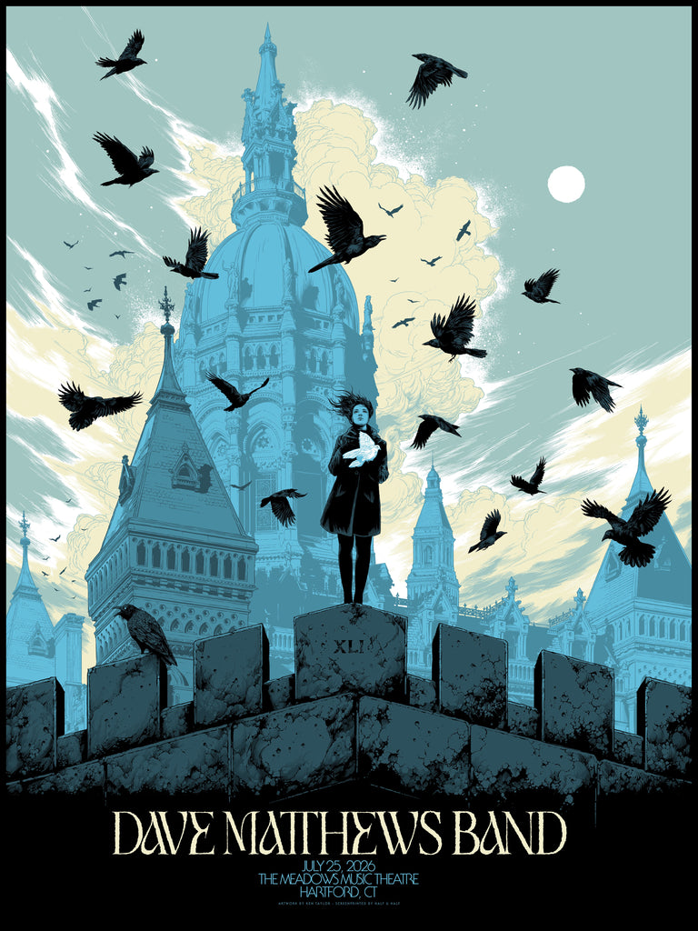 Dave Matthews Band CT Poster by Ken Taylor