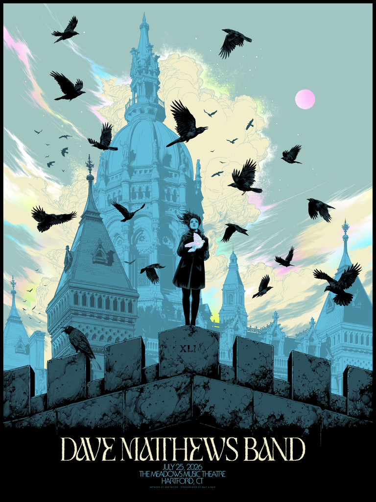 Dave Matthews Band CT (Foil Variant) Poster by Ken Taylor