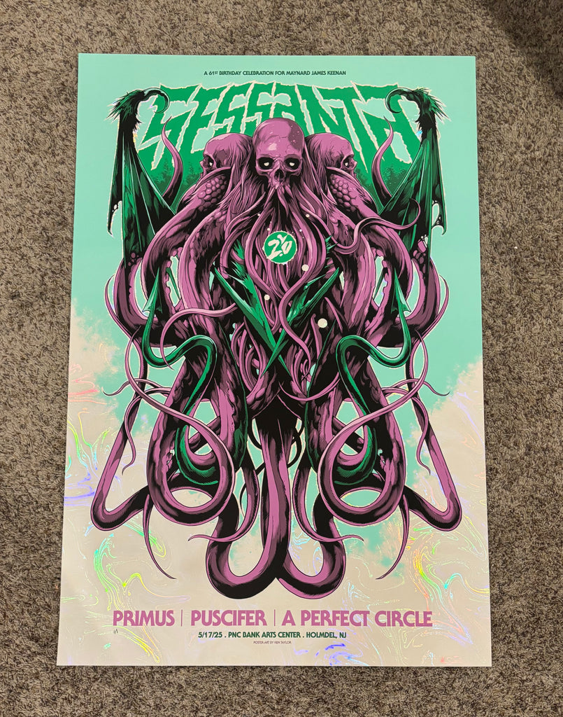 Sessanta Holmdel (1/1 Swirl Foil Test Print) Poster by Ken Taylor