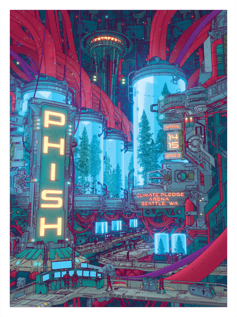 Phish Seattle Poster by Calder Moore