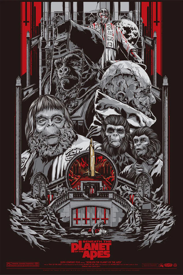 Beneath the Planet of the Apes VARIANT Movie Poster by Ken Taylor