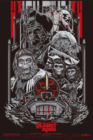 Beneath the Planet of the Apes VARIANT Movie Poster by Ken Taylor
