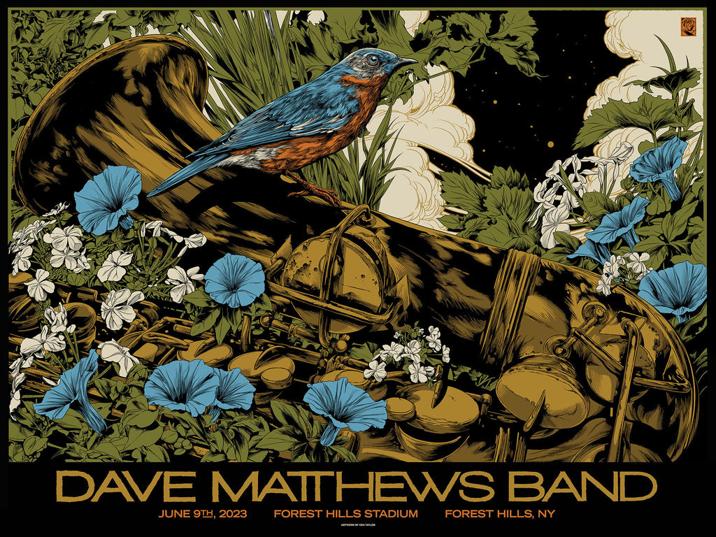Dave Matthews Band NY Poster by Ken Taylor