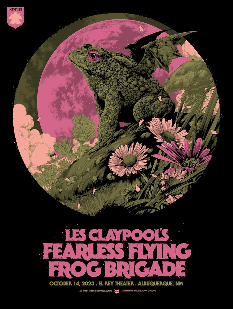 Les Claypool ABQ Poster by Ken Taylor