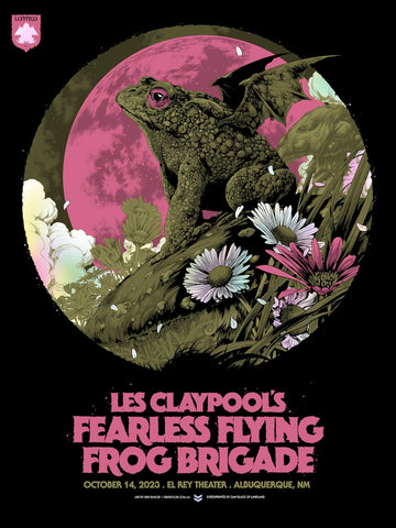Les Claypool ABQ (Foil Variant) Poster by Ken Taylor