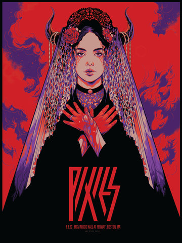 Pixies Boston Poster by Ken Taylor
