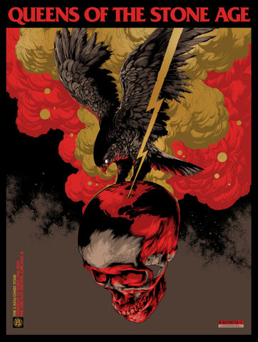 QOTSA Chicago (Foil Variant) Poster by Ken Taylor