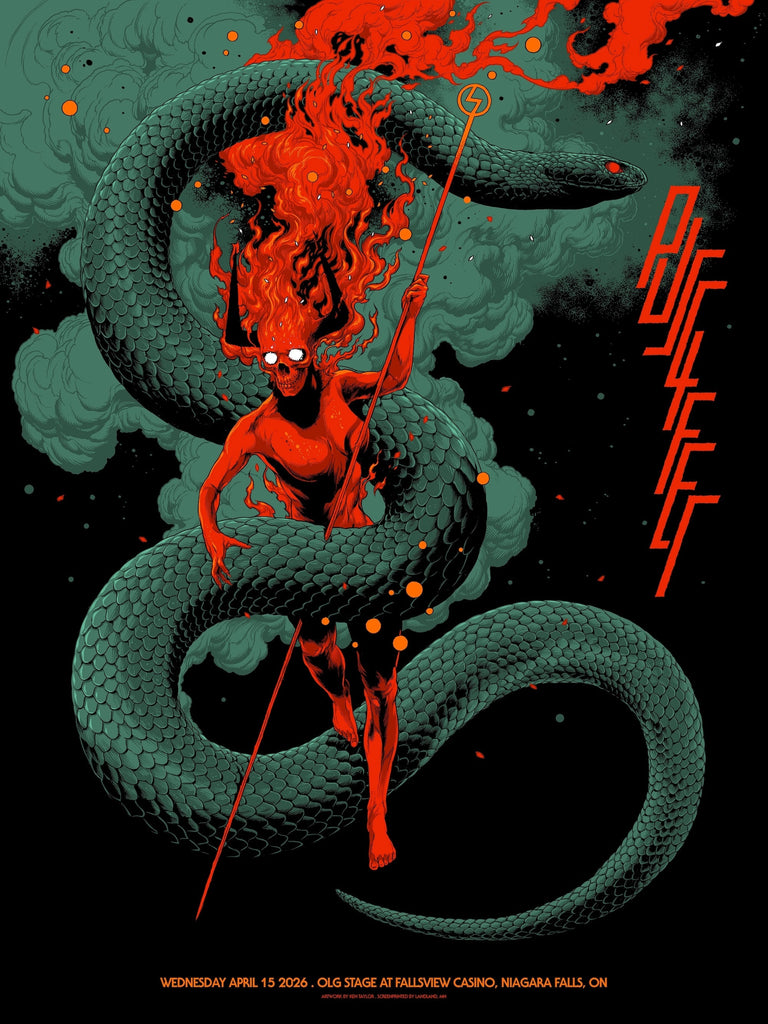 Puscifer Ontario Concert Poster by Ken Taylor