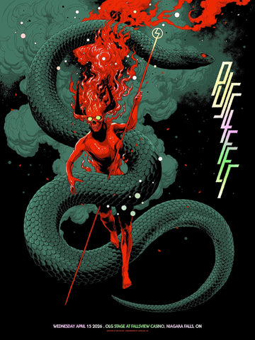 Puscifer Ontario Concert Poster (Foil Variant) by Ken Taylor
