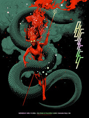 Puscifer Ontario Concert Poster (Foil Variant) by Ken Taylor