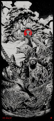 "Red Moon" Art Print by Ken Taylor