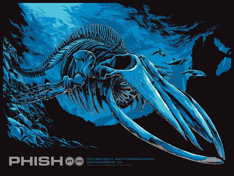 Phish Santa Barbara Poster by Ken Taylor