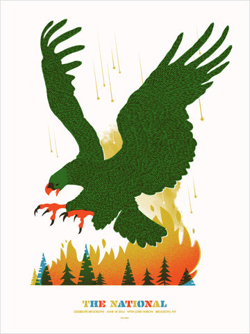 The National Concert Poster by Spike Press (Eagle)