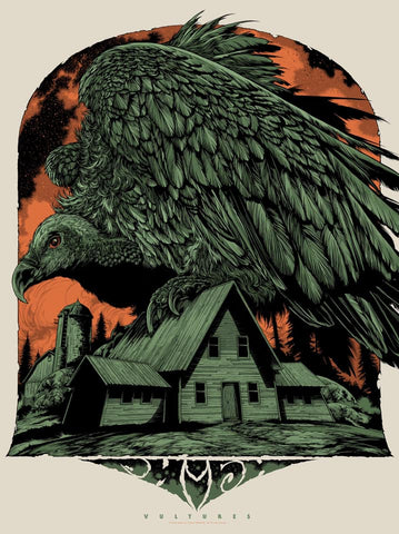 Phish "Vultures" Poster by Ken Taylor (Green)