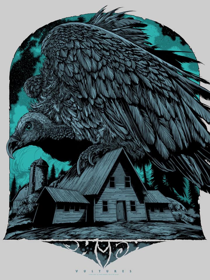 Phish "Vultures" Poster by Ken (Blue)