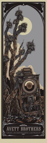 The Avett Brothers Vegas Concert Poster by Ken Taylor