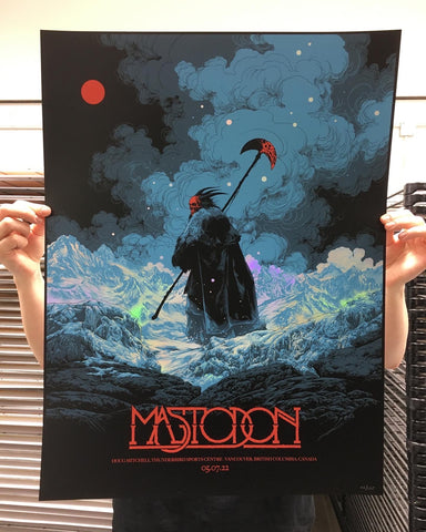 Mastodon (Foil Variant) Concert Poster by Ken Taylor