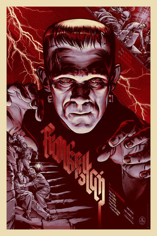Frankenstein poster by Martin Ansin