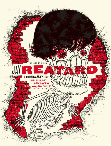 Jay Reatard Concert Poster by Warm