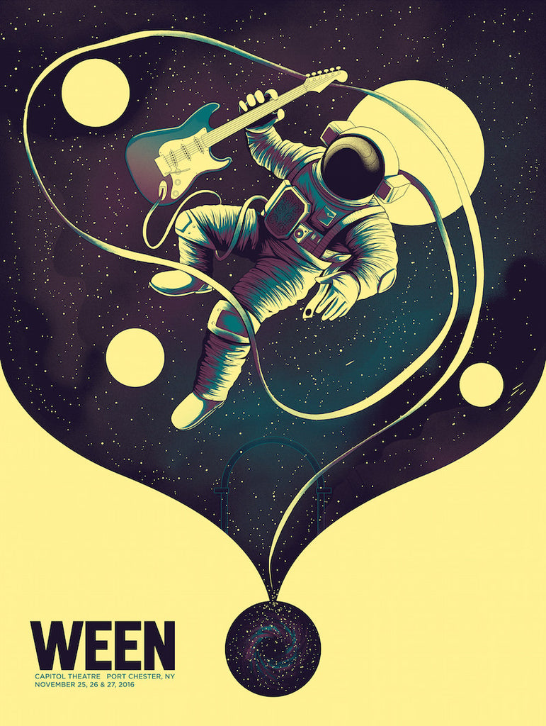 Ween Concert Poster by Arno Kiss