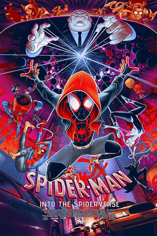 Into the Spider-Verse Poster by Martin Ansin